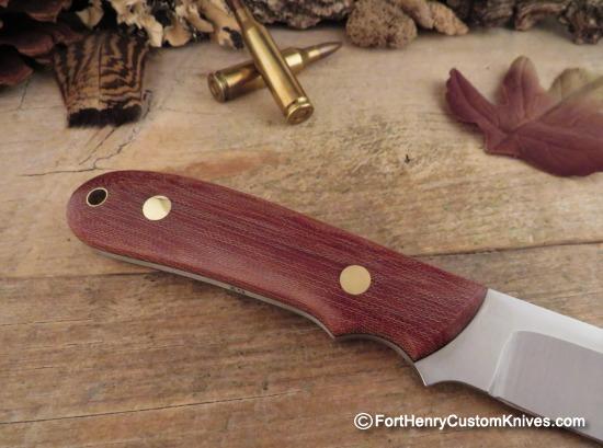 Bob Dozier - Custom Pro Guide - Special Cross Cut Natural Micarta - Image 4