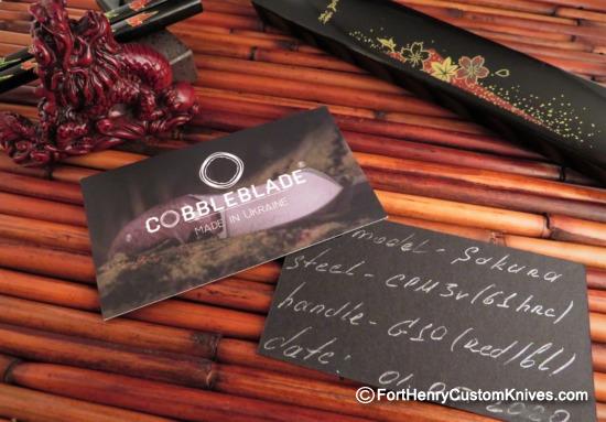 COBBLE Blade - NEW Model - Sakura Tanto - Image 7