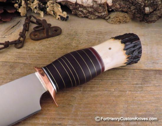 Mike Malosh - Custom Magnum Camp - Copper Guard - Hand Forged - Image 4