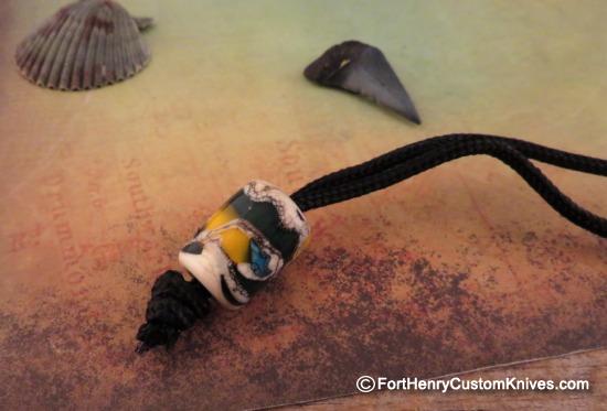 Igor Potapov - Fused Glass Lanyard Bead - Mosaic - Image 2