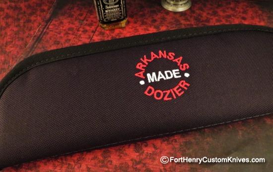Dozier Custom Knives - Custom Embroidered Zipper Storage Case