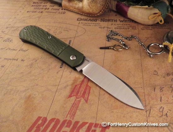 Enrique Pena - NEW X-Series - Slip Joint - Green Jigged - Image 5