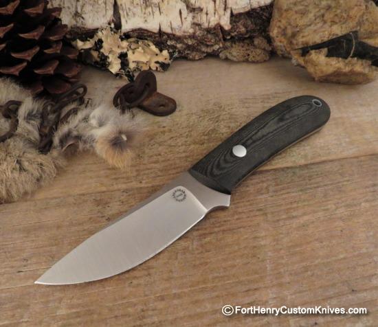 Bob Dozier - New Yukon Pro Skinner - Black Canvas Micarta