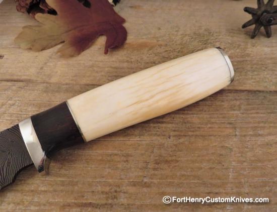 Herb Derr - Rare Feather Pattern Long Hunter - Hand Forged - Image 3