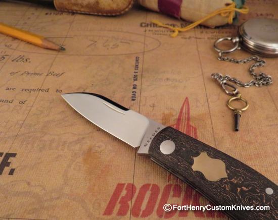 Thys Meades - Custom Mini Dino Slipjoint - Copper Dust - Image 3