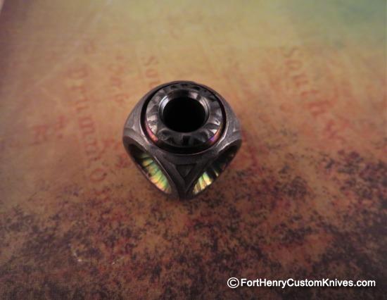 Ti_Gear_Design - Titanium "Cube" Ti Bead - Choice - Image 9