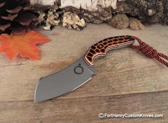 COBBLE Blade - Pitbull Nano - Orange / Black G-10