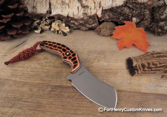 COBBLE Blade - Pitbull Nano - Orange / Black G-10 - Image 6