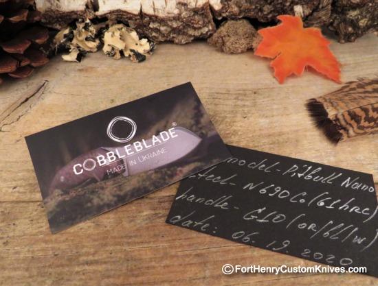 COBBLE Blade - Pitbull Nano - Orange / Black G-10 - Image 8
