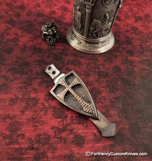 Steel Flame - 2-Hole XL Crusader Clip - Bronze