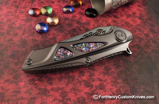 Dew Hara - Custom NOAH Tanto Flipper - DLC / Kintsugi Raden Inlay - Image 2