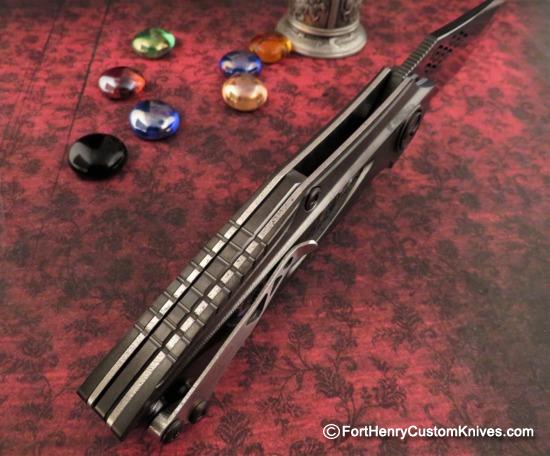 Dew Hara - Custom NOAH Tanto Flipper - DLC / Kintsugi Raden Inlay - Image 5