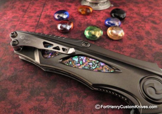 Dew Hara - Custom NOAH Tanto Flipper - DLC / Kintsugi Raden Inlay - Image 7