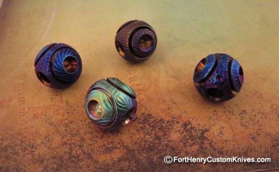 Ti_Gear_Design - Lg Titanium "Solarium" Bead - Choice