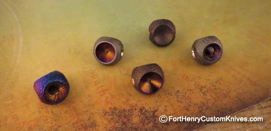 Ti_Gear_Design - Lg Titanium "Tri Lobe" Bead - Choice