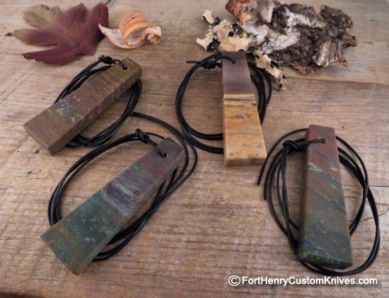 Viking Whetstone Necklace - Jasper  - Multiple Choice
