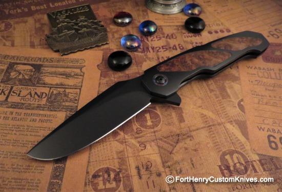Anton van der Westhuizen - Stealth Boudicca Flipper - Twin Amboyna Burl Pockets