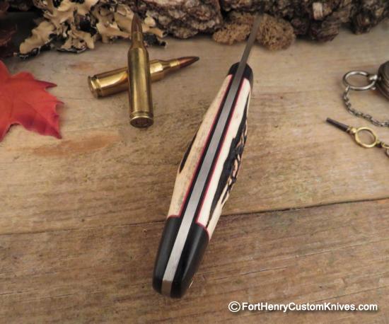 Bob Dozier - Custom Drop Point - Sambar Stag - Image 3