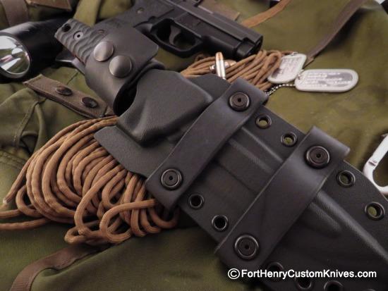 Miller Bros. Blades - Rare Custom M-15 Spearpoint - Double Sheath - Image 9