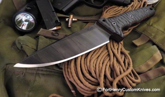 Miller Bros. Blades - Rare Custom M-15 Spearpoint - Double Sheath