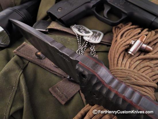 Miller Bros. Blades - Rare Custom M-15 Spearpoint - Double Sheath - Image 3
