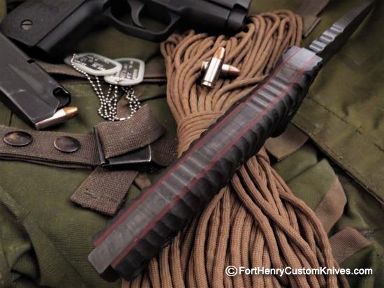 Miller Bros. Blades - Rare Custom M-15 Spearpoint - Double Sheath - Image 4