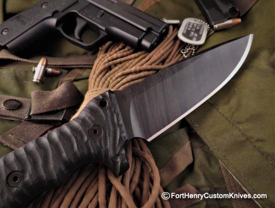 Miller Bros. Blades - Rare Custom M-15 Spearpoint - Double Sheath - Image 2