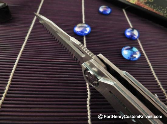 Dew Hara - Mini Mina Flipper - Titanium - San Mai - Image 4