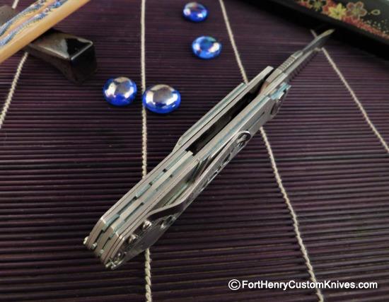 Dew Hara - Mini Mina Flipper - Titanium - San Mai - Image 5