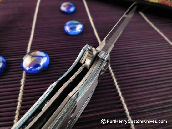 Dew Hara - Mini Mina Flipper - Titanium - San Mai - Image 7