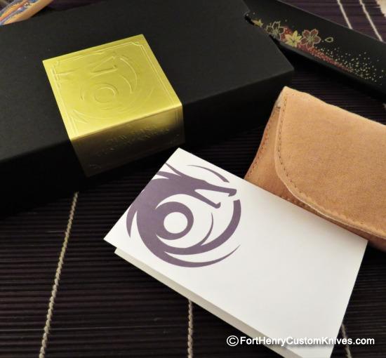 Dew Hara - Mini Mina Flipper - Titanium - San Mai - Image 10