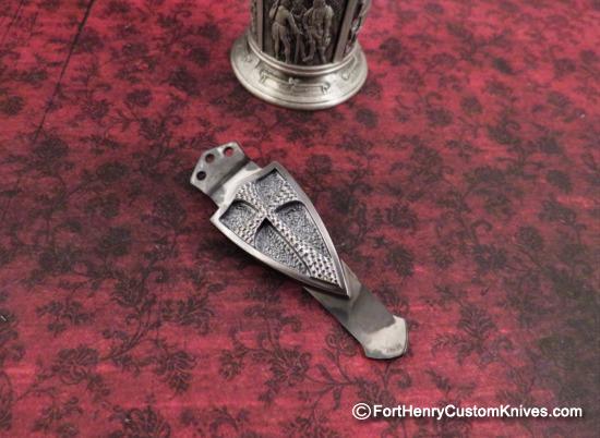 Steel Flame - XL Crusader Clip - Silver