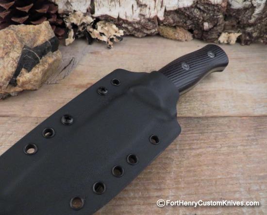 Nathan Carothers - NEW Utility Field Knife - FK2 - Double Black - Image 6