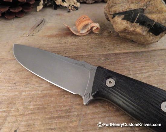 Nathan Carothers - NEW Utility Field Knife - FK2 - Double Black - Image 2