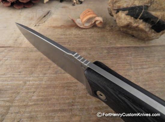 Nathan Carothers - NEW Utility Field Knife - FK2 - Double Black - Image 3