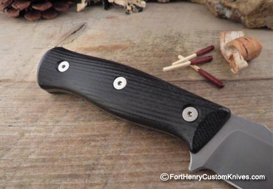 Nathan Carothers - NEW Utility Field Knife - FK2 - Double Black - Image 4