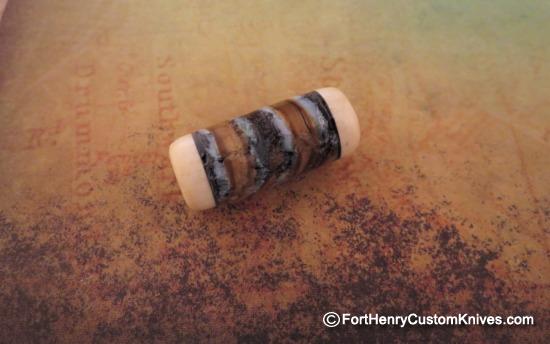 mammoth tooth bead bone