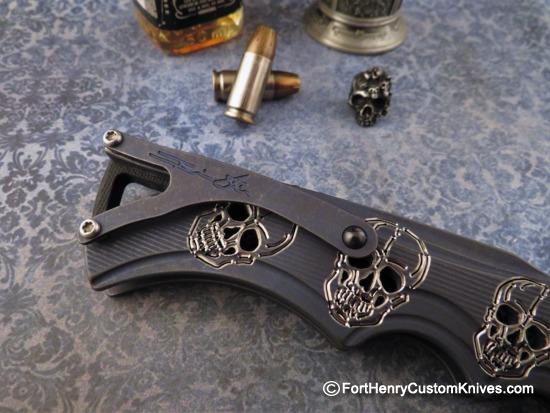 Brian Tighe - Custom Pierced Skull Tighe Fighter - Automatic - Image 6