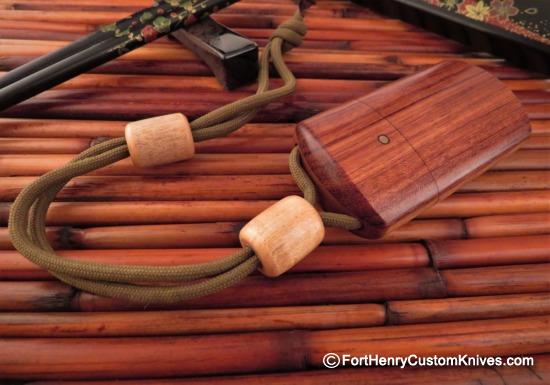 Raymond Johnson - Custom Kiridashi w/Stabilized Bubinga Wood Sheath - Image 6