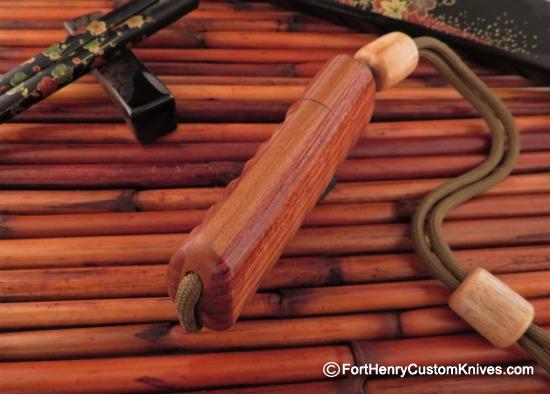 Raymond Johnson - Custom Kiridashi w/Stabilized Bubinga Wood Sheath - Image 3