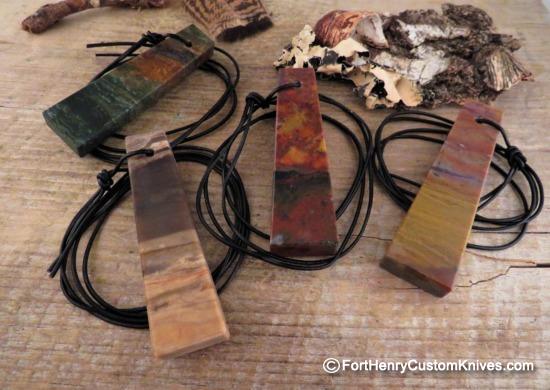 Viking Whetstone Necklace - Jasper  - Multiple Choice