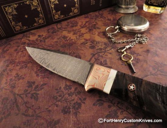 WD Pease - Gentleman's Harpoon Hunter - Big Horn / Damascus - Image 2