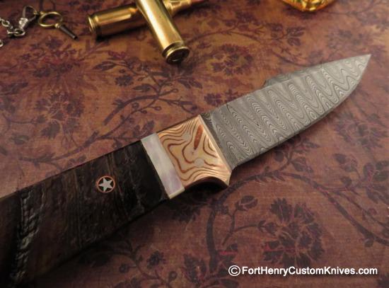 WD Pease - Gentleman's Harpoon Hunter - Big Horn / Damascus - Image 6
