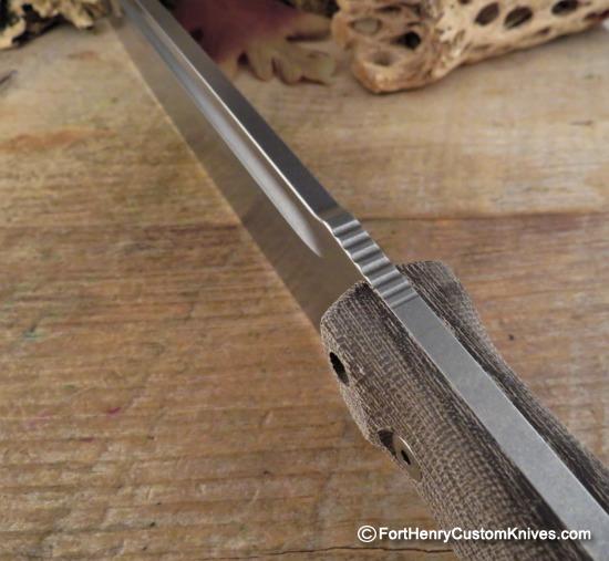 Nathan Carothers - Medium Chopper - Green Micarta - Image 4