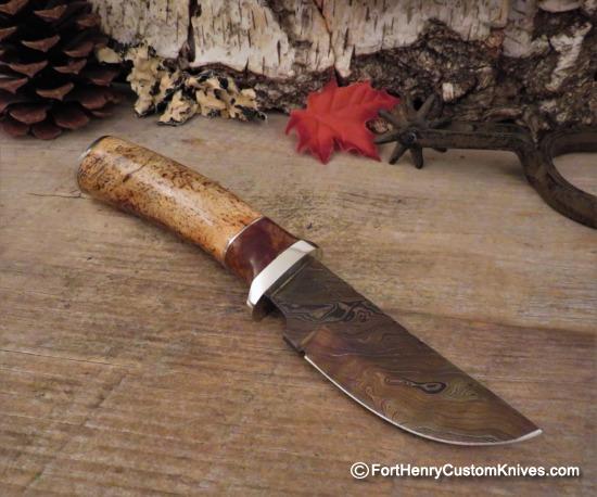 Herb Derr - Personal Skinner - Walrus Jaw - Random Pattern Damascus - Image 7
