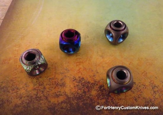 Ti_Gear_Design - Titanium "Cube" Ti Bead - Choice - Image 2