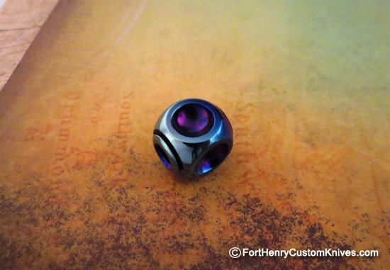 Ti_Gear_Design - Titanium "Cube" Ti Bead - Choice - Image 3