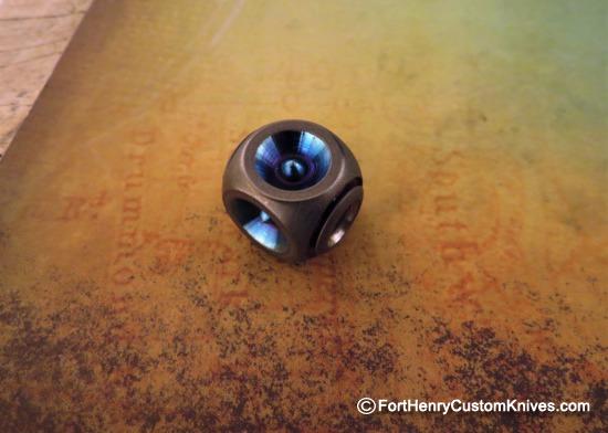 Ti_Gear_Design - Titanium "Cube" Ti Bead - Choice - Image 9