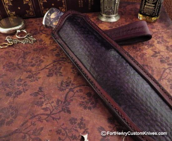 Georgi Menchev - Custom Camp Knife - Maple Burl - Image 6