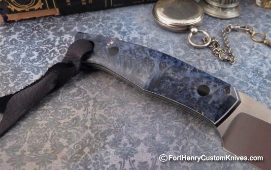 Joshua Gallardo Knives -  Custom Rhino - Maple Burl - Image 4